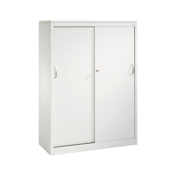 C+P Acurado-2000 sliding-door wardrobe, H1600W1200D500 mm, No. 2058-1200|S10019 - Workshop cabinet
