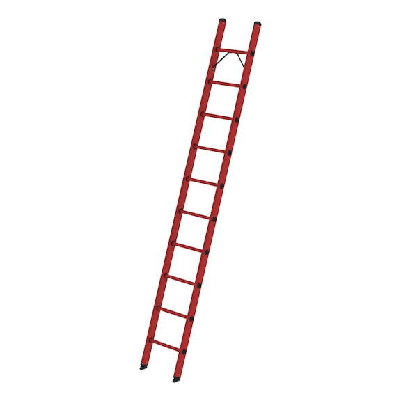 GÜNZBURGER échelle simple à barreaux en GFRP, sans stabilisateur, 10 barreaux - Echelle à barreaux en GFRP, sans stabilisateur