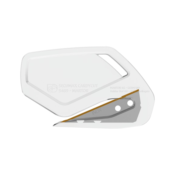 MARTOR Sicherheitsmesser SECUMAX CARDYCUT mit Spitzklinge 885 10 Stück - Cuttermesser