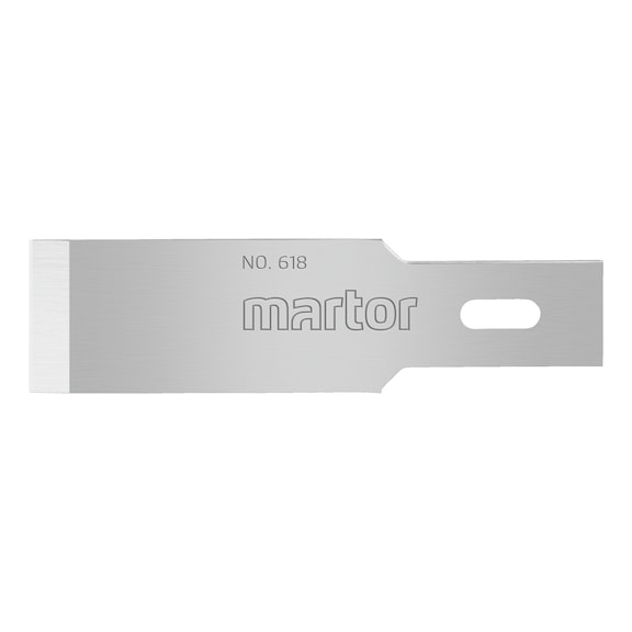 MARTOR replacement blade chisel blade 618 10 pieces - Spare knife blade
