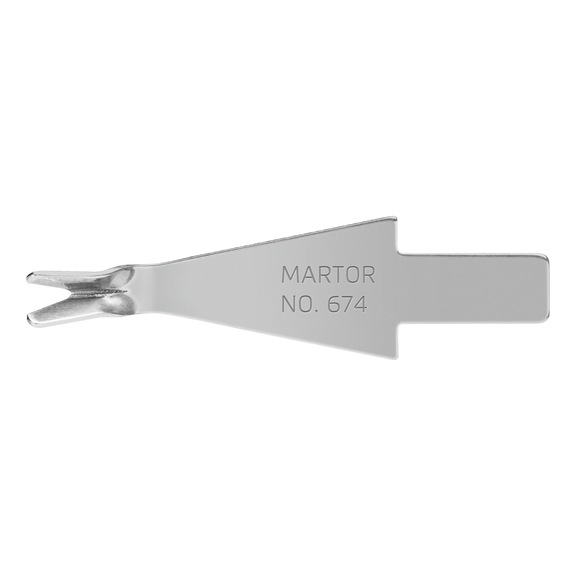 MARTOR replacement blade trimming blade 674 10 pieces - Spare knife blade