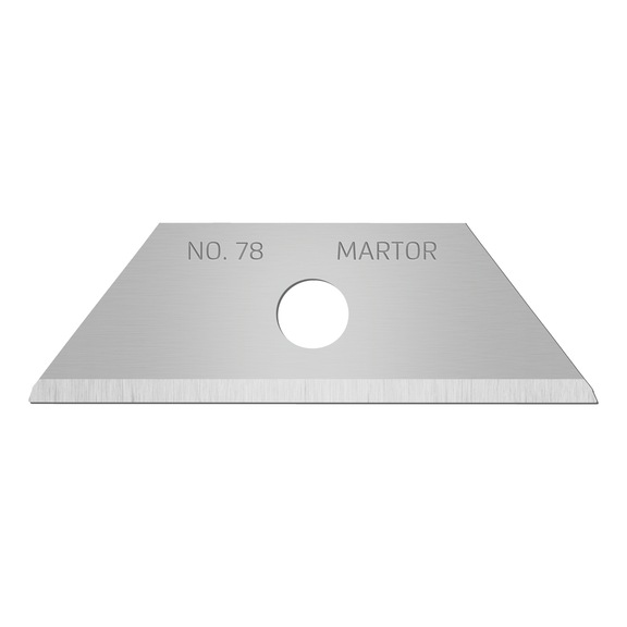 MARTOR replacement blade trapezoid blade 78 10 pieces - Spare knife blade