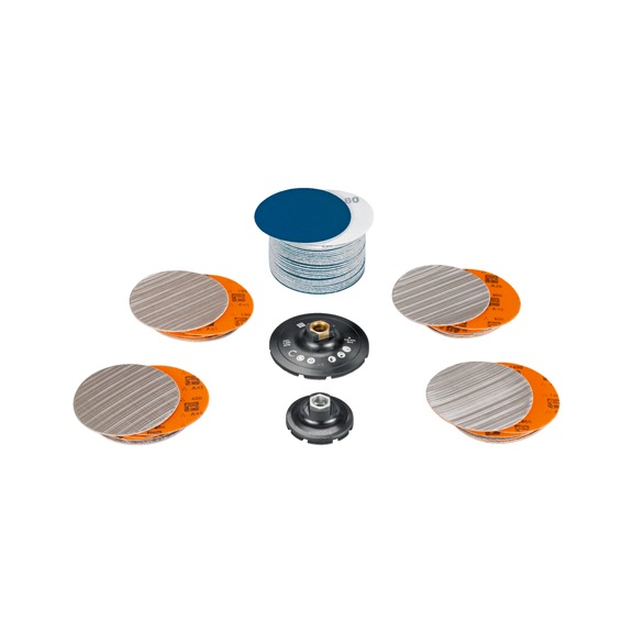 FEIN Edelstahl-Set Vorbereitung Polieren Fläche/Rohre/Profile 63806193040 - Elektrowerkzeug (Zubehör, Sonstiges)