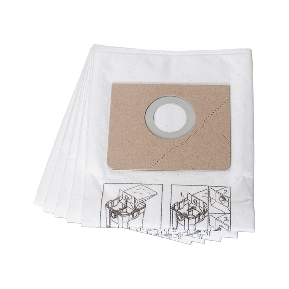 FEIN fleece filter bag version Dustex 25 L PU 5 pcs 31345061010 - Bag for vacuum cleaner
