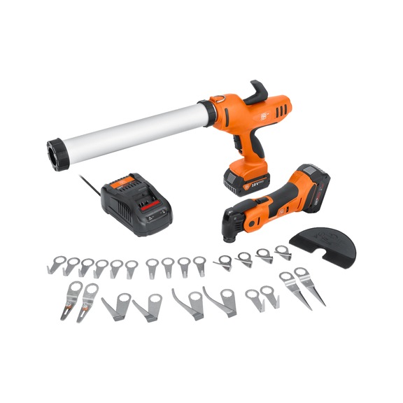 FEIN Car glazing set AKP 18-600 AS 18 V 4 Ah ProCORE Li-Ion 71902460000 - Cartridge gun (rechargeable battery)