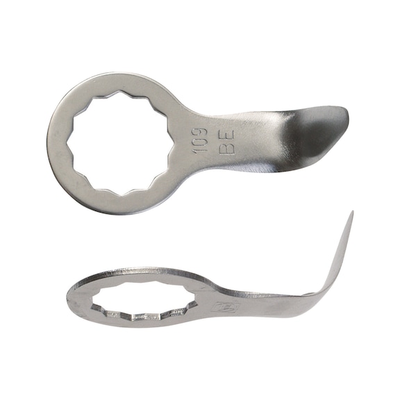 FEIN Schneidmesser gerade Form Schneidenlänge 35mm Gesamtlänge 75 mm 63903103017 - Einsatzwerkzeug