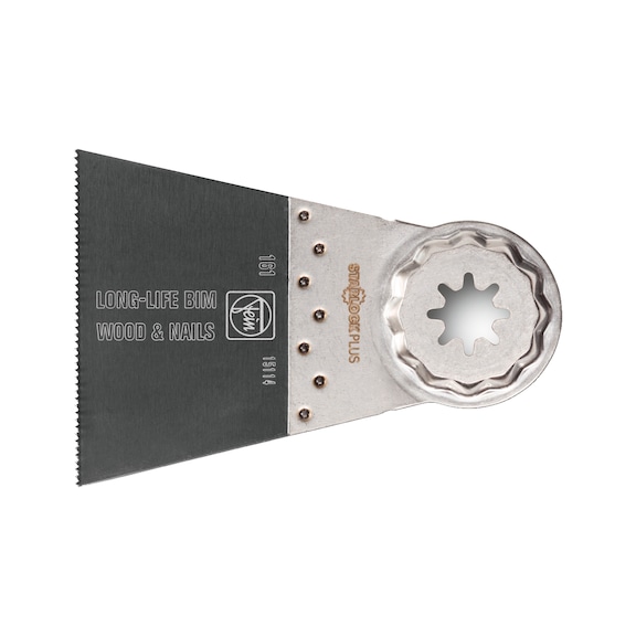 FEIN E-Cut Long-Life-Sägeblatt Länge 50 mm Breite 65 mm Aufnahme SLP 63502161220 - Sägeblatt für Oszillierer