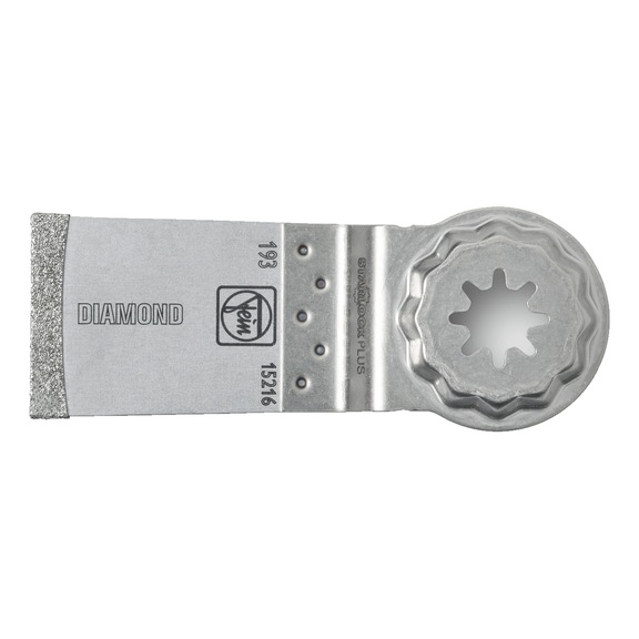 FEIN E-Cut Diamant-Sägeblatt Länge 50 mm Breite 35 mm Aufnahme SLP 63502193210 - Sägelblatt (Sonstiges)