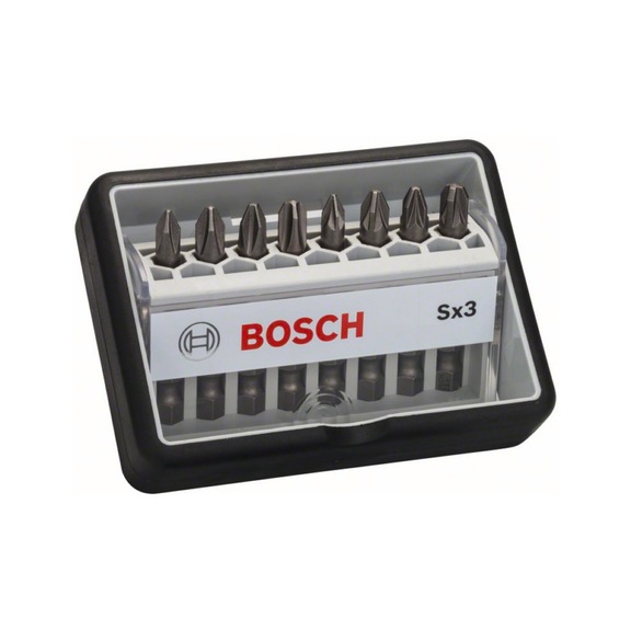 BOSCH 8-piece screwdriver bit set Robust Line Sx PH/PZ Extra Hard 2607002558 - Screwdriver bit (assortment)