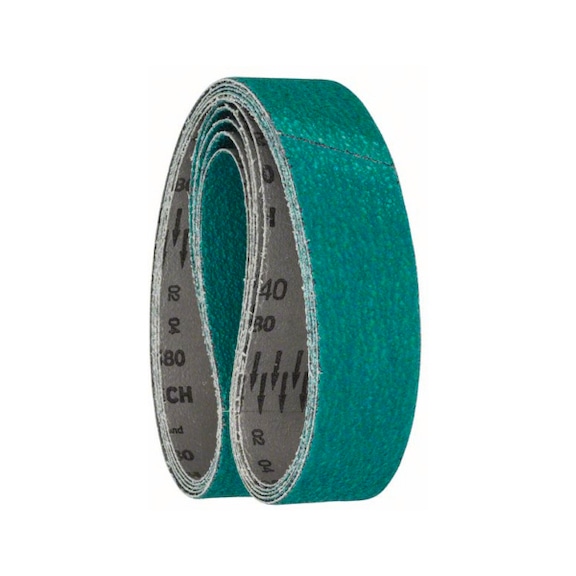 BOSCH Sanding belt Y580 Best for Inox 40 x 760 mm K 40 5-pack 2608608Z41 - Abrasive tool made of abrasive on backing