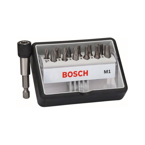 BOSCH 121-piece Robust Line M PH/PZ/T Extra Hard screwdriver bit set 2607002563 - Screwdriver bit (assortment)