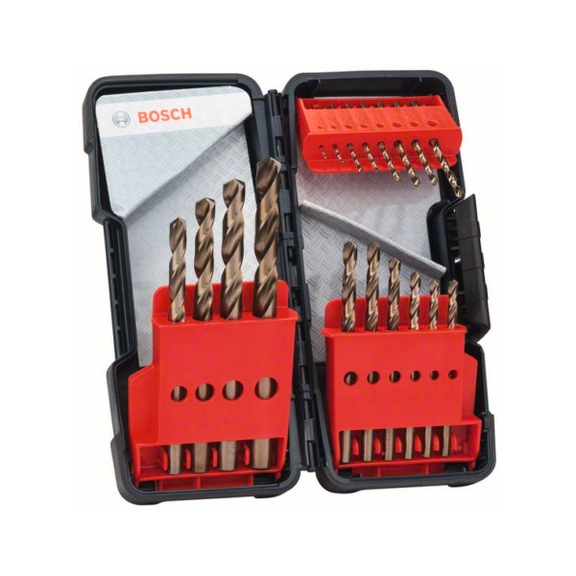 BOSCH Toughbox metal drill bit set 18-piece HSS-Co DIN 338 135 degrees 1-10 mm - Hand tools (other)