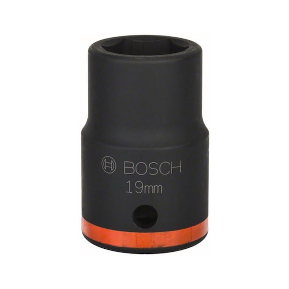 BOSCH Steckschlüsseleinsatz SW 19 mm L 50 mm 44 mm M12 32,5 mm 1608556005 - Steckschlüsseleinsatz (6kant)
