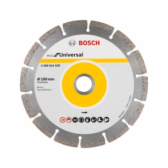 BOSCH Diamanttrennscheibe Eco For Universal D 180 mm 2608615030 - Diamant-Trennscheibe