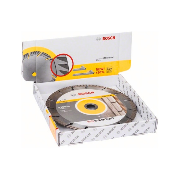 BOSCH Diamond cutting blade Standard Universal 230x22.23 10-pack 2608615066 - Diamond cutting disk