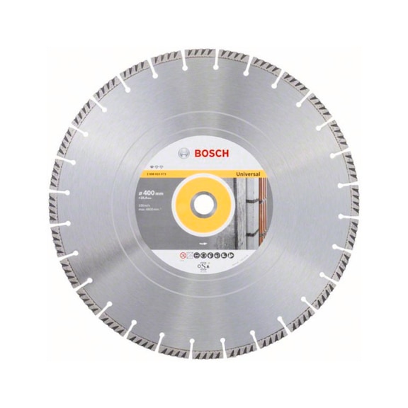 BOSCH Diamanttrennscheibe Standard for Universal 400 x 25,4 2608615073 - Diamant-Trennscheibe