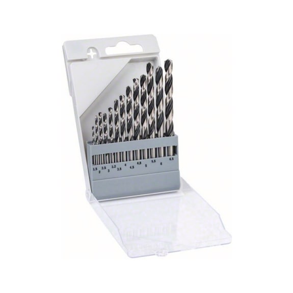 BOSCH HSS twist drill set PointTeQ 13-piece 1.5-6.5 mm 2608577349 - Solid drill bits (non-detachable cutting edges)