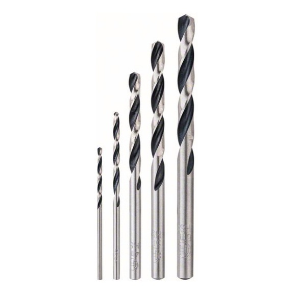 BOSCH HSS twist drill set PointTeQ 5-piece 2-6 mm 2608577345 - Solid drill bits (non-detachable cutting edges)