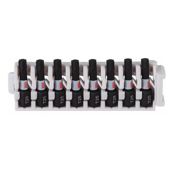 BOSCH Screwdriver Bit Impact Control Insert Bits 8-piece 8 x T25 2608522381 - Screwdriver bit (assortment)