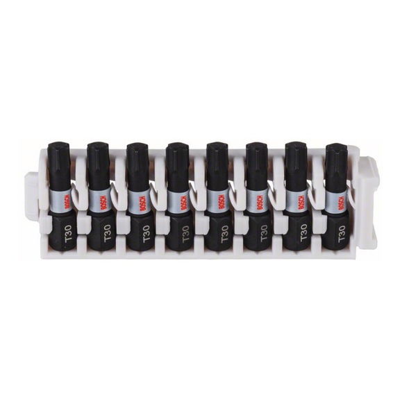 BOSCH Screwdriver bit Impact Control Insert Bits 8-piece 8 x T30 2608522382 - Screwdriver bit (assortment)