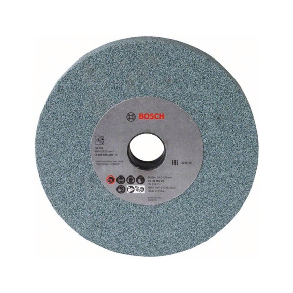 BOSCH Grinding wheel for double grinding machine 200 mm 32 mm 46 2608600106 - Abrasive made of bonded abrasive with bore or thread