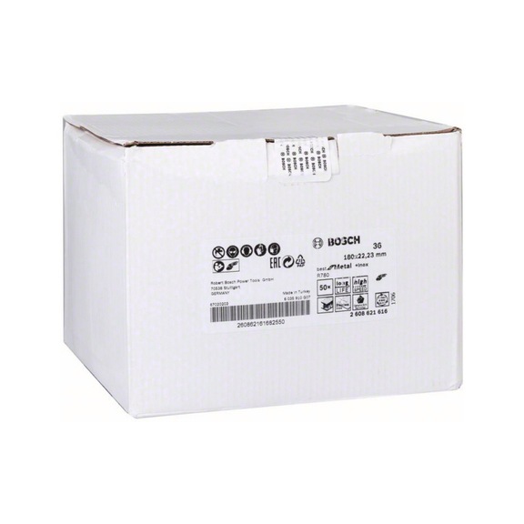 BOSCH Fiberschleifscheibe R780 Best for Metal and Inox 180x22,23mm 36 2608621616 - Fiberschleifscheibe