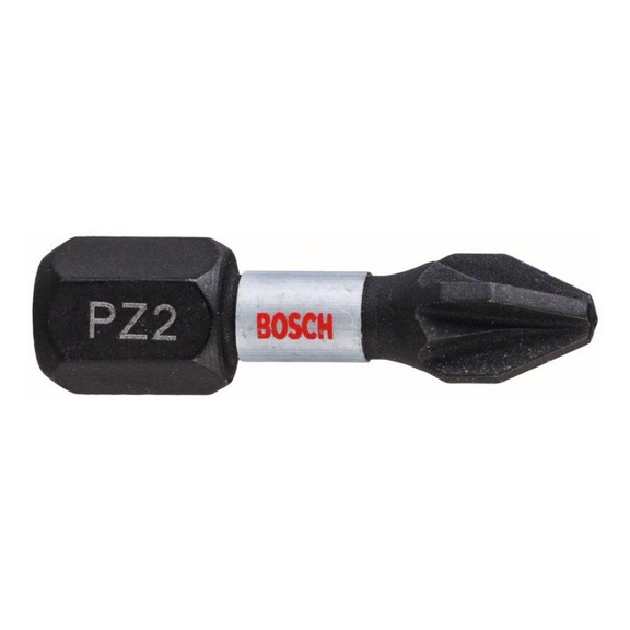 BOSCH Impact Control Schrauberbit 25&nbsp;mm 2xPZ2 für Schraubendreher 2608522401 - Schraubendrehereinsatz (Sortiment)
