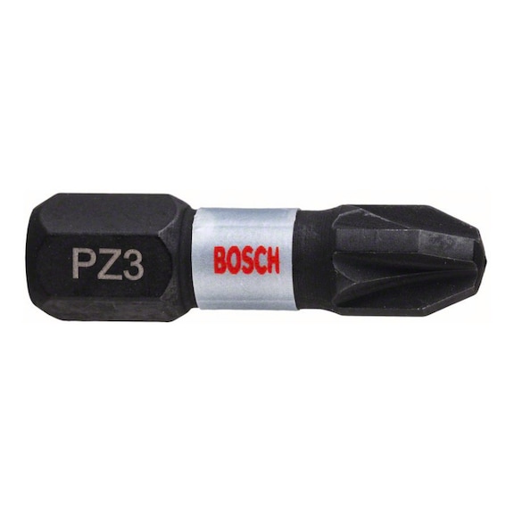 BOSCH Impact Control screwdriver bit 25 mm 2xPZ3 for screwdrivers 2608522402 - Screwdriver bit (assortment)