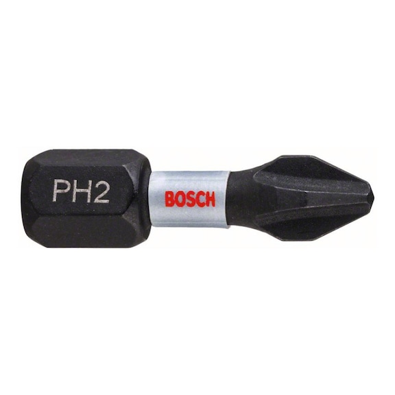 BOSCH Impact Control PH2 Insert Bit 25 mm 2 pcs. 2608522403 - Screwdriver bit (other)