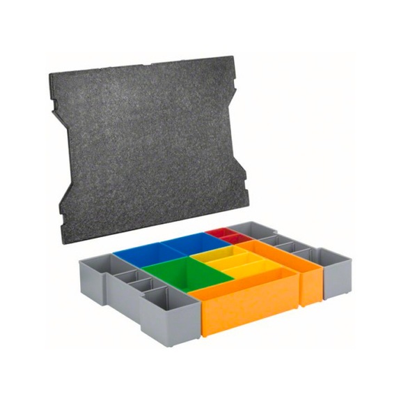 BOSCH boxes for small parts storage L-BOXX inset box set 12-parts 1600A016N9 - Tool case, assembly bag (workshop)