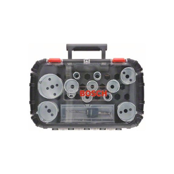 BOSCH 14-teiliges Universal-Set 1&nbsp;Lochsäge Progressor for Wood&Metal 2608594192 - Einsatzwerkzeug