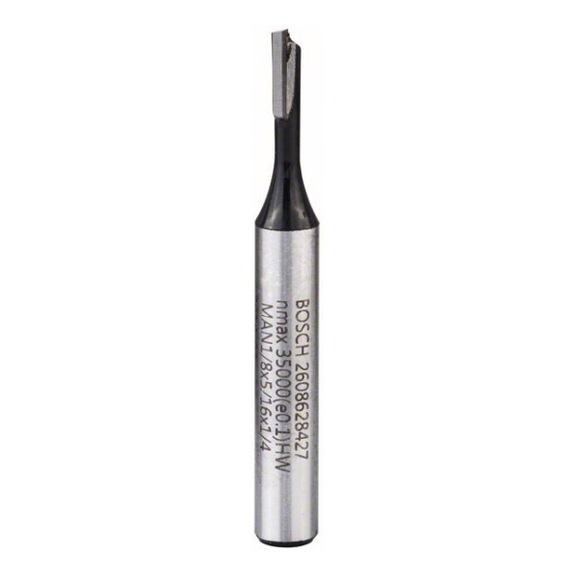 BOSCH Grooving cutter 1/4-inch D1 3.2 mm L 7.7 mm G 51 mm 2608628427 - Slot and T-slot milling cutters (non-detachable cutting edges)