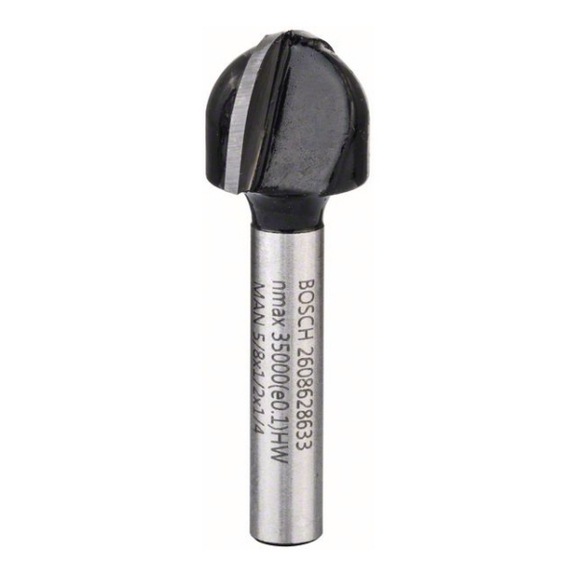 BOSCH chamfer cutter 1/4-inch R1 8 mm D 15.9 mm L 12.3 mm G 45 mm 2608628633 - Grooving cutters