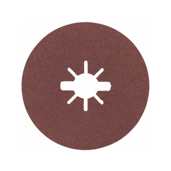 BOSCH Fiber sanding disc X-LOCK 125 mm K 100 R444 1 pc. 2608619175 - Abrasive made of bonded abrasive with bore or thread