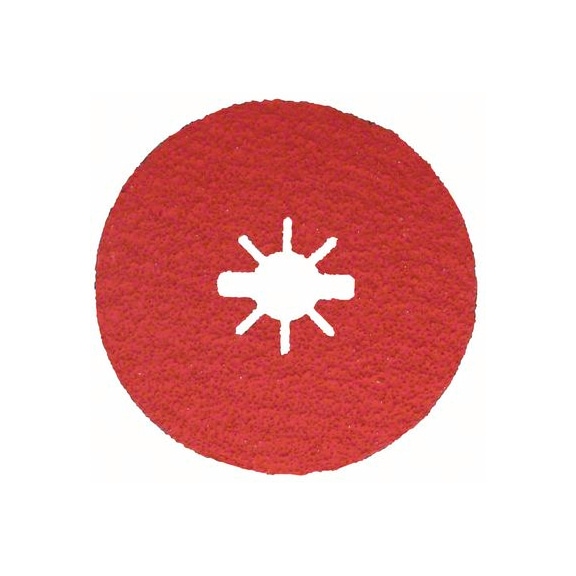 BOSCH Fiber disk X-Lock 125mm K 36 Star hole R780 Best Metal Inox 2608619183 - Abrasive made of bonded abrasive with bore or thread