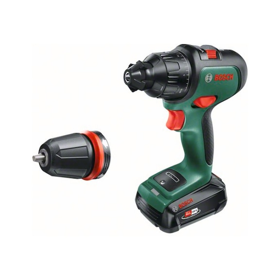 BOSCH cordless drill AdvancedImpact 18 1 x rechargeable battery PBA 18V 2.5Ah 06039B5108 - Impact drill (cordless)
