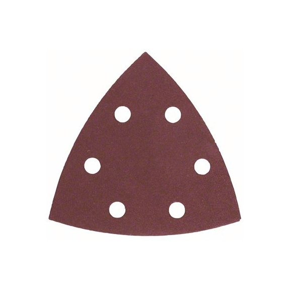 BOSCH Sanding sheet F460 Best for Wood and Paint, 93 mm 240 5-pack 2608621689 - Abrasive tool made of abrasive on backing