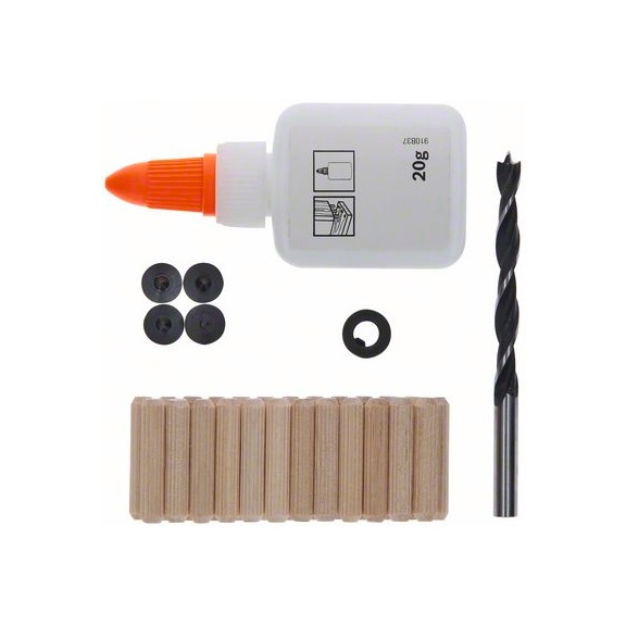 BOSCH 32-piece wooden dowel set 6 mm 2607000449 - Dowel, anchor (wood connection)