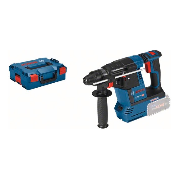 BOSCH Cordless rotary hammer with SDS plus GBH 18V-26 Solo Version L-BOXX 0611909001 - Rotary hammer drill and chisel hammer (cordless)
