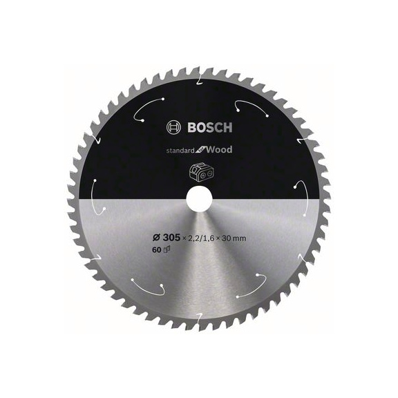 BOSCH Circular saw blade multi-material 305 x 2.2 / 1.6 x 30 mm 60 teeth 2608837742 - Circular saw blade (machines)