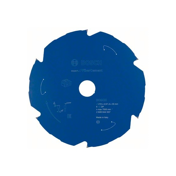 BOSCH Akku-Kreissägeblatt Fibre Cement 216&nbsp;x&nbsp;2/1,4&nbsp;x&nbsp;30 6&nbsp;Zähne 2608644557 - Kreissägeblatt (-Maschinen)