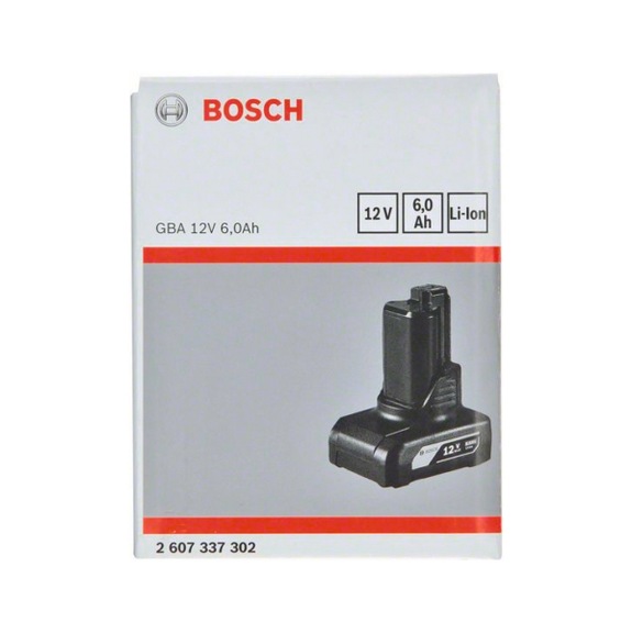BOSCH 12 V rod Li-Ion battery pack with ECP 6.0 Ah 2607337302 - Battery pack