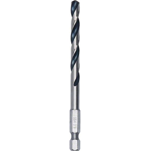 BOSCH HSS PointTeQ hexagon drill bit 6.0 mm 10-pack 2608577546 - Solid drill bits (non-detachable cutting edges)