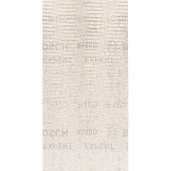 BOSCH M480 Sanding net for orbital sander 115x230mm K120 50-piece 2608900772 - Abrasive tool made of abrasive on backing