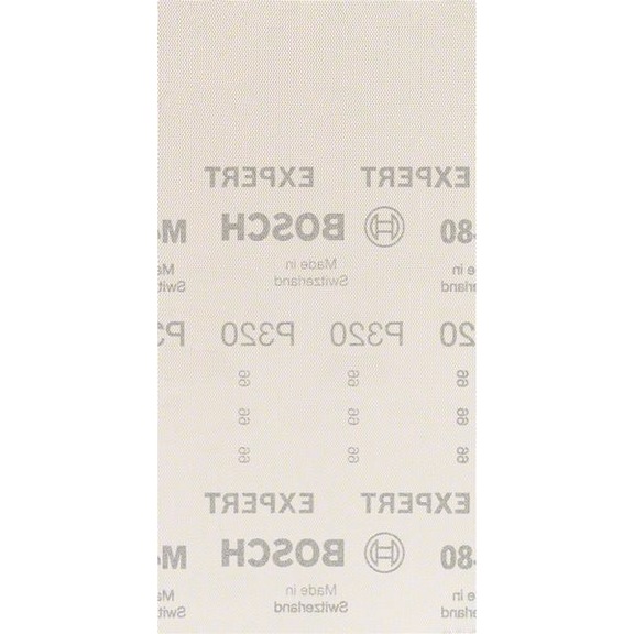 BOSCH Sanding Sheet M480 Net Best for Wood and Paint 115 x 230 mm 240 2608621276 - Abrasive tool made of abrasive on backing