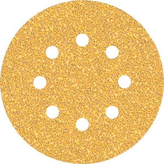BOSCH EXPERT C470 Sandpaper with 8 holes 125 mm K 40 5-piece 2608900803 - Abrasive tool made of abrasive on backing