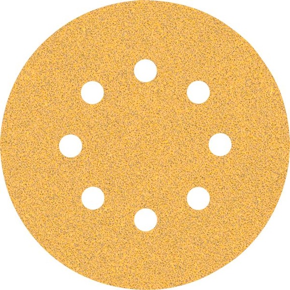 BOSCH EXPERT C470 Sandpaper with 8 holes 125 mm K 60 5-piece 2608900804 - Abrasive tool made of abrasive on backing