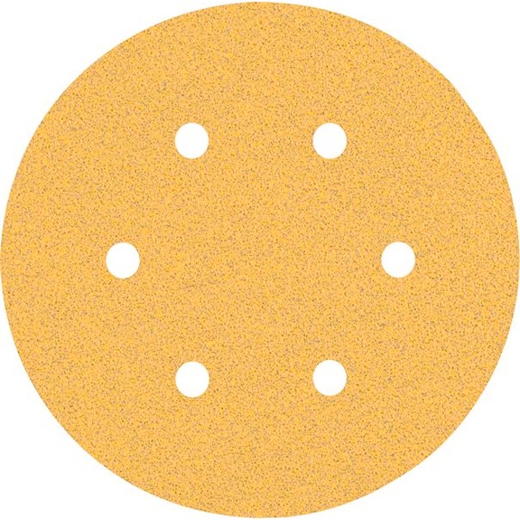 BOSCH EXPERT C470 Sandpaper with 6 holes 150 mm K 80 5-piece 2608900815 - Abrasive tool made of abrasive on backing