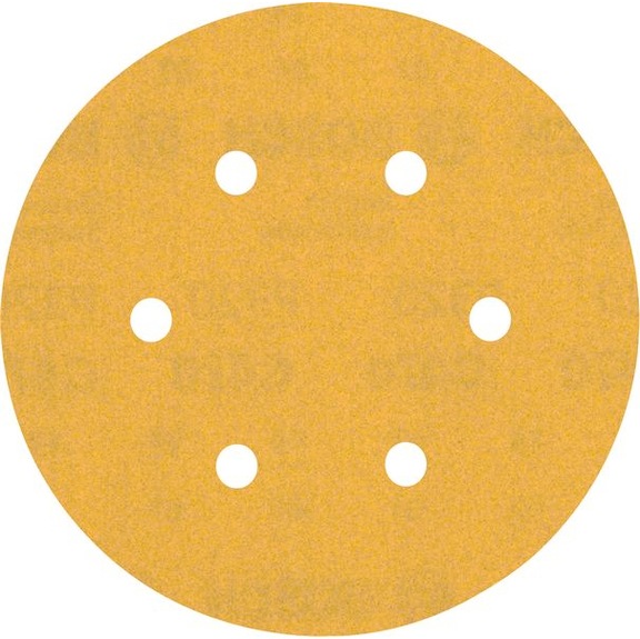 BOSCH EXPERT C470 Sandpaper with 6 holes 150 mm K 320 5-piece 2608900820 - Abrasive tool made of abrasive on backing
