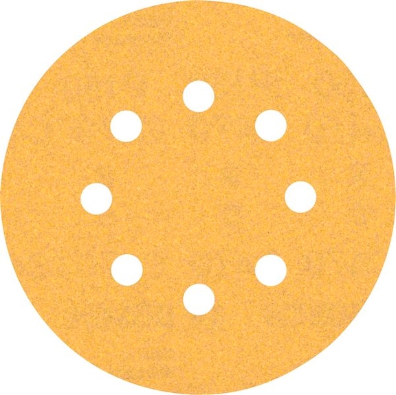 BOSCH C470 Sandpaper with 8 holes 125 mm K 150 50-pack 2608901120 - Abrasive tool made of abrasive on backing